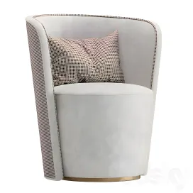 Armchair manro cazarina interiors velvet leather